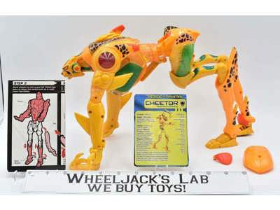 Electronic Heroic Maximal Cheetor Beast Machines 1998 Hasbro Transformers Figure