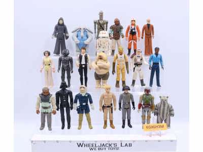 Lot of 21 Star Wars 1970s-1980s Kenner Vintage Action Figures
