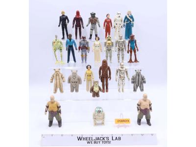 Lot of 23 Star Wars 1970s-1980s Kenner Vintage Action Figures