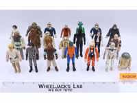 Lot of 21 Star Wars 1970s-1980s Kenner Vintage Action Figures