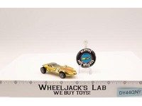 Twinmill Spectraflame Gold 1969 Redline Hot Wheels Mattel RL w/ Button