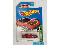 Tesla Roadster Hot Wheels 2015 Mattel HW Green Speed MOSC NEW