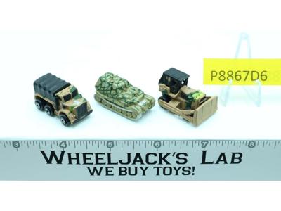 Lot of 3 Military/Army Vehicles 1988-89 Vintage Galoob Micro Machines
