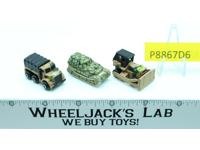 Lot of 3 Military/Army Vehicles 1988-89 Vintage Galoob Micro Machines
