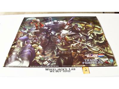 Botcon GI Joe Transformers Robots in Disguise Promo Poster #2 2002 Dreamwave