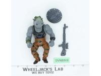 Rocksteady HARD HEAD Teenage Mutant Ninja Turtles TMNT Playmates 1988 Vintage
