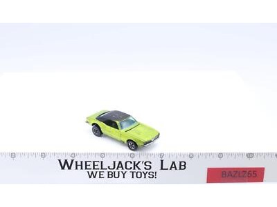 Custom Camaro Antifreeze Painted Roof Hot Wheels 1967 Mattel Olive Green Int.