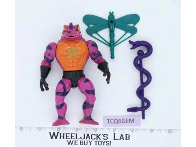 Tung Lasher 100% Complete He-Man MOTU Masters of the Universe 1986 Mattel Figure
