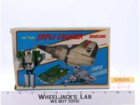 Jet Type Triple Changer Diaclone 1980's Made in Taiwan Robot Action Figure