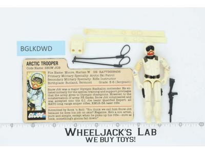 Snow Job V1 100% Complete G.I. Joe 1983 Hasbro Vintage Action Figure