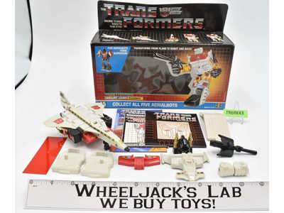 Silverbolt MIB 100% Complete 1986 Vintage G1 Transformers Hasbro Action Figure