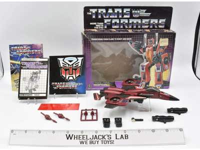 Thrust MIB 100% Complete 1985 Vintage G1 Transformers Hasbro Action Figure
