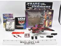 Thrust MIB 100% Complete 1985 Vintage G1 Transformers Hasbro Action Figure