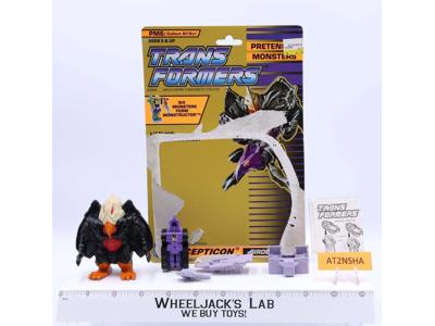 Birdbrain Pretender 100% Complete W/CARDBACK 1989 Vintage G1 Transformers