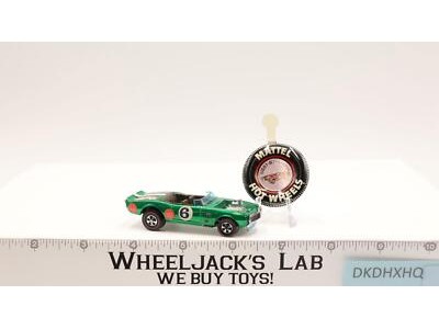 Light My Firebird Green 1969 Mattel Hot Wheels Redline RL w/ Button