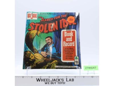The Search for the Stolen Idol GI Joe Book & Record Set 1973 Peter Pan NEW MISP
