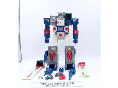 Fortress Maximus Headmaster 100% Complete NEAR MINT 1987 Vintage G1 Transformers