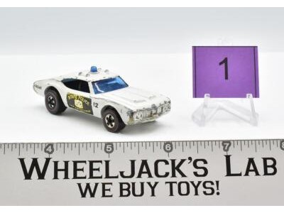 State Police #1 Hot Wheels Redline 1969 Mattel Vintage RL
