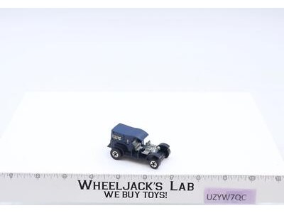 Paddy Wagon #2 Dark Blue 1969 Hot Wheels Mattel Blackwall Vintage NICE!