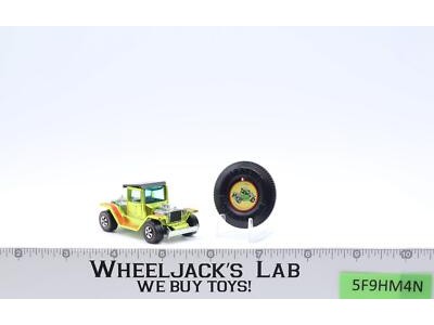 T-4-2 Yellow 1970 Mattel Redline Hot Wheels Vintage RL w/ Button and Roof NICE!