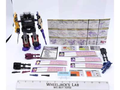 Menasor 100% Complete NEAR MINT UNUSED STICKERS Vintage 1986 G1 Transformers