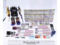 Menasor 100% Complete NEAR MINT UNUSED STICKERS Vintage 1986 G1 Transformers