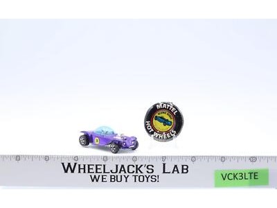 Beatnik Bandit Spectraflame Purple 1967 Hot Wheels Mattel Redline w/ Button NICE