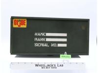 Wooden Footlocker Foot Locker W/Gear Tray 1964 GI Joe ARAH Hasbro Vintage