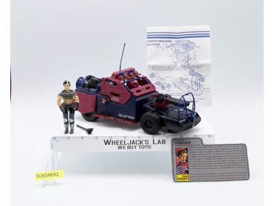 Thunder Machine W/ Thrasher 100% Complete 1986 GI Joe Hasbro Vehicle Vintage