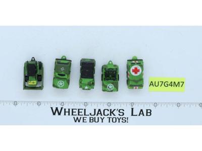 Lot of 5 Military/Army Vehicles 1988-89 Vintage Galoob Micro Machines