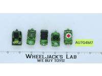 Lot of 5 Military/Army Vehicles 1988-89 Vintage Galoob Micro Machines