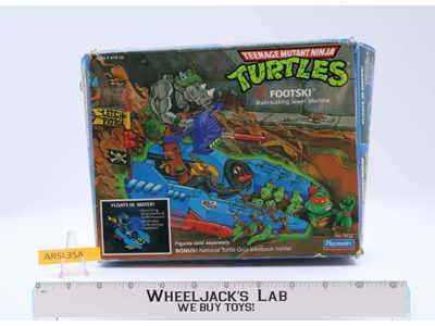 Footski 100% Complete W/Box Teenage Mutant Ninja Turtles TMNT 1989 Playmates