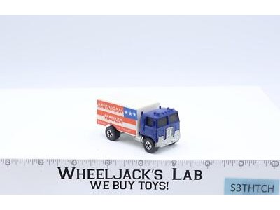 American Hauler Blue Truck Hot Wheels 1973 Mattel Vintage Blackwall Hong Kong