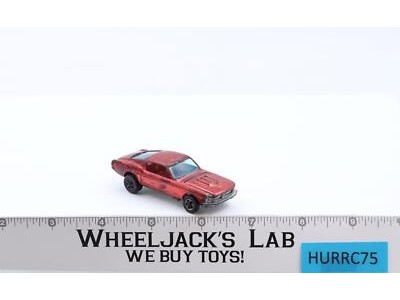 Custom Mustang Red 1967 Redline Hot Wheels Mattel Vintage RL RED Interior