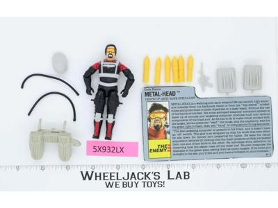 Metal-Head V1 100% Complete G.I. Joe 1990 Hasbro Vintage Action Figure