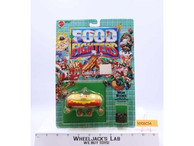 Mean Weener Food Fighters 1988 Mattel Vintage Action Figure NEW MOSC SEALED