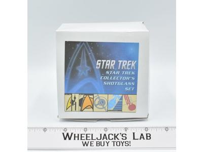 Star Trek Collector's Shot Glass Set 2012 CBS Convention 5 Piece Set
