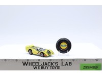 Jet Threat Yellow 1970 Mattel Redline Hot Wheels RL w/ BUTTON NICE!