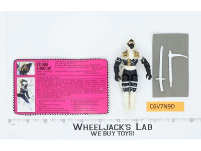 Storm Shadow V3 100% Complete 1992 G.I. Joe Hasbro Vintage Action Figure
