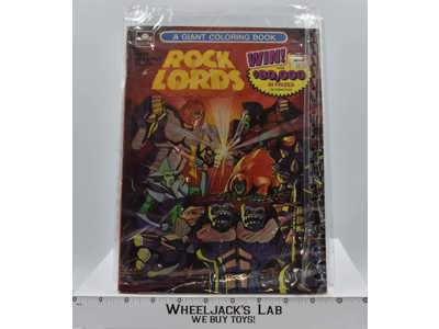 Rock Lords Giant Coloring Book 1986 Tonka Golden Book Western Publishing UNUSED