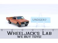 Custom Fleetside Orange Hot Wheels Mattel 1968 Redline Vintage RL