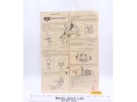 GI Joe Space Capsule Instructions Original Hassenfeld Bros Vintage