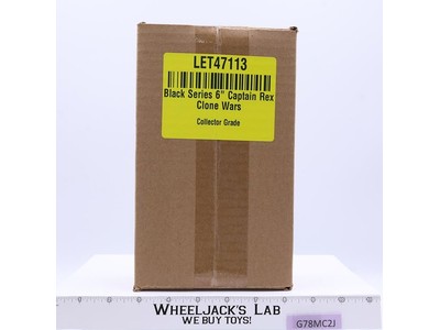 Captain Rex Star Wars The Clone Wars Black Series 2017 Hasbro Figure NEW SEALED