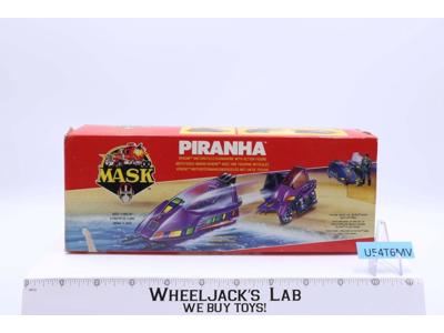 Piranha W/ Sly Rax 100% Complete W/Box M.A.S.K. Kenner 1985 Action Figure