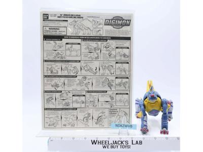 Metal Garurumon Digimon Digivolving Digivolve 2000 Bandai Action Figure