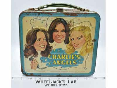 Charlie's Angles Metal Lunchbox W/THERMOS 1978 Aladdin Industries Vintage