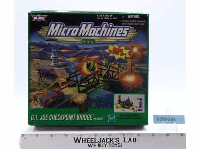 Checkpoint Bridge Playset Micro Machines GI Joe 1999 Galoob NEW MIB