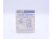 Cobra Bugg 1988 ORIGINAL Slipsheet G.I. Joe Hasbro Action Figure
