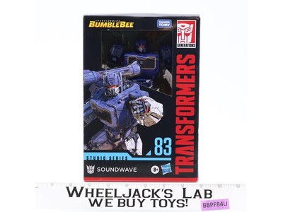 Soundwave 83 Transformers Studio Series Bumblebee 2022 Hasbro Figure NEW SEALED