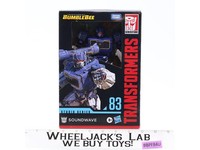 Soundwave 83 Transformers Studio Series Bumblebee 2022 Hasbro Figure NEW SEALED